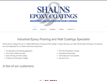 Tablet Screenshot of epoxycoatings.co.za